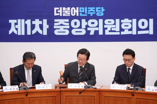 더불어민주당 8일 제1차 중앙위원회의. ※ 기사와 직접적인 관계가 없습니다. 더불어민주당 홈페이지