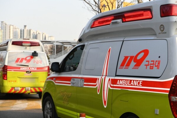 119구급차. 소방청 제공