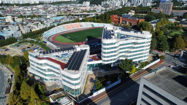 대전과학산업진흥원이 위치한 한남대학교 캠퍼스 혁신파크