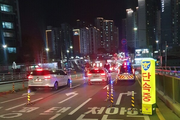 음주운전 단속 사진 = 충남경찰청 제공 